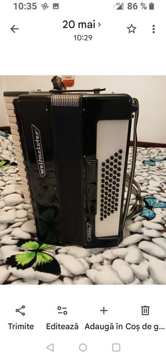 Vând acordeon Welmeister Stella