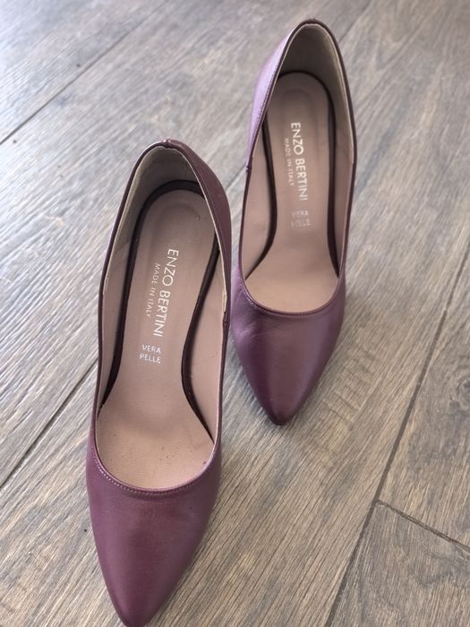Pantofi stiletto piele