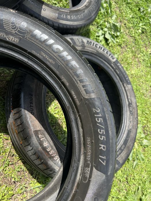Летние шины Michelin 215/55/17