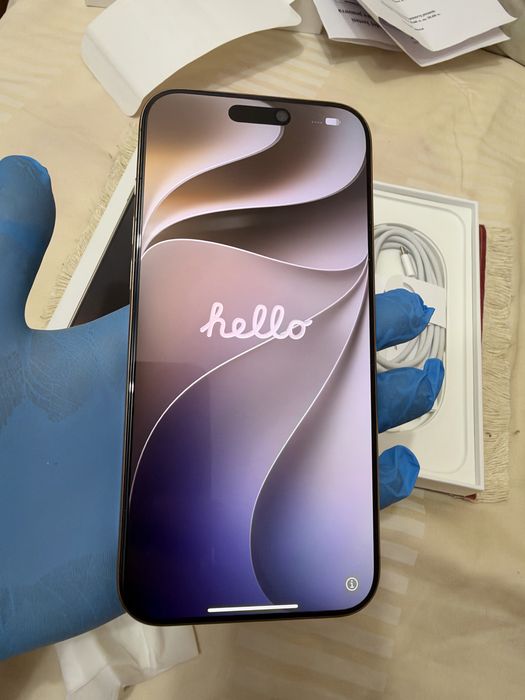 Iphone 16 pro max 513g. Nano sim + esim, Desert Titanium