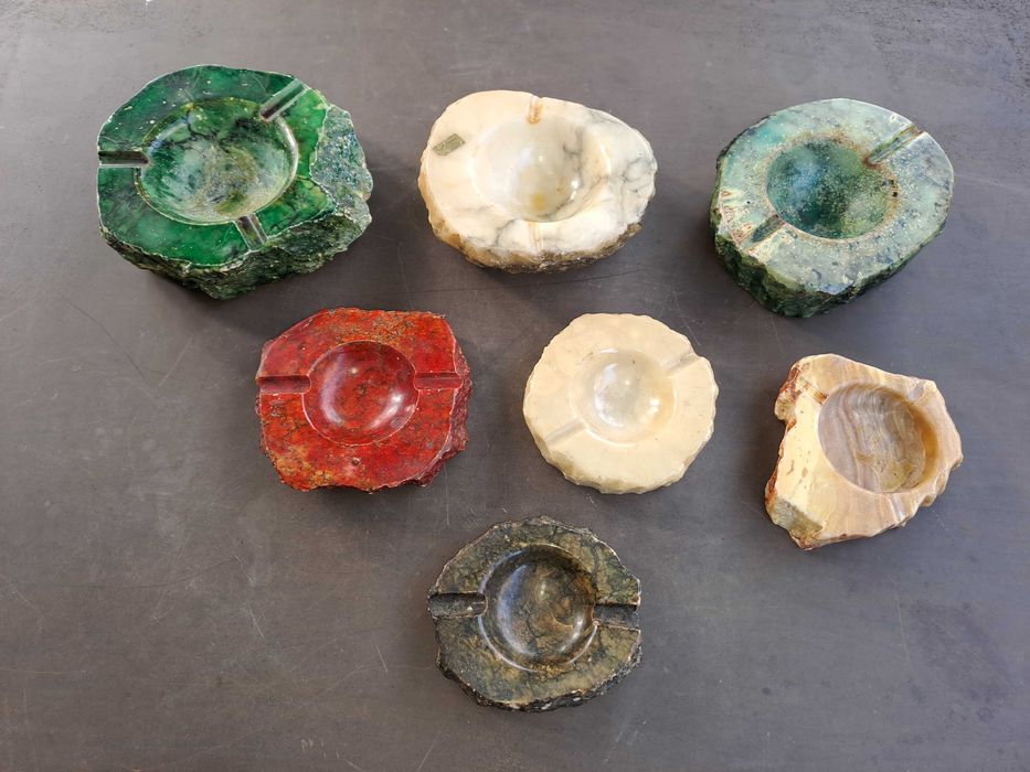 scrumiera alabastru verde Romano Bianchi scrumiera onix