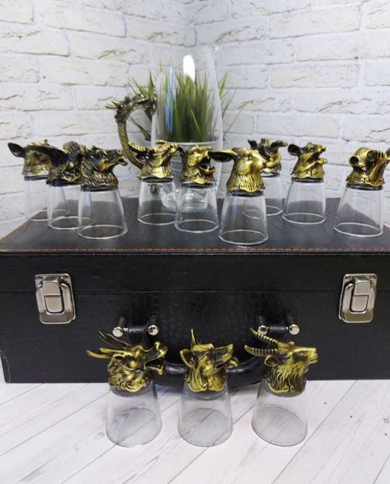 Подарок мужчине рюмки перевертыши