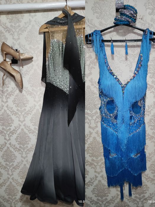 Спортивно бальное платье