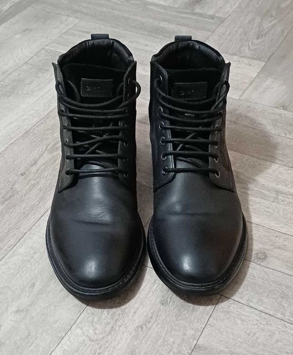 Обувки Geox Respira от естествена кожа тип боти, 43 номер