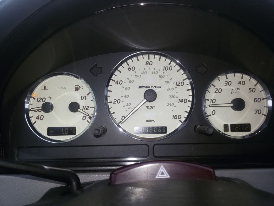 Тюнинг W163 ml щитка приборов