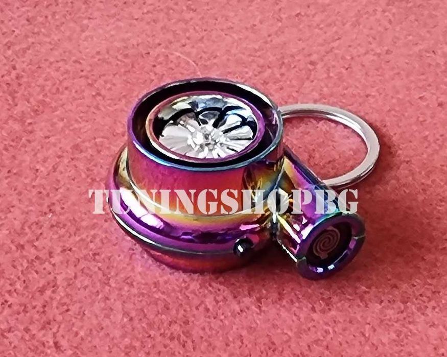 Ключодържател турбо развъртане и запалка или звук и светлина