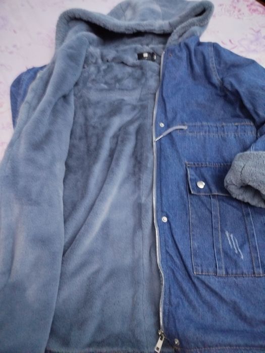 Продается куртка джинс.на меху.