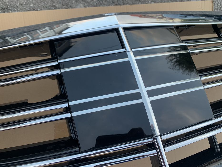 Предна решетка за Мерцедес С класа S class W222 63 AMG face BRABUS пакет АМГ грил маска хром черна фейслифт 6.3 S600 distronic никел grill S class AMG