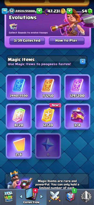 10k clash royale acaunt