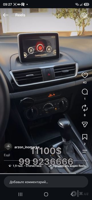 Mazda 3 sotiladi