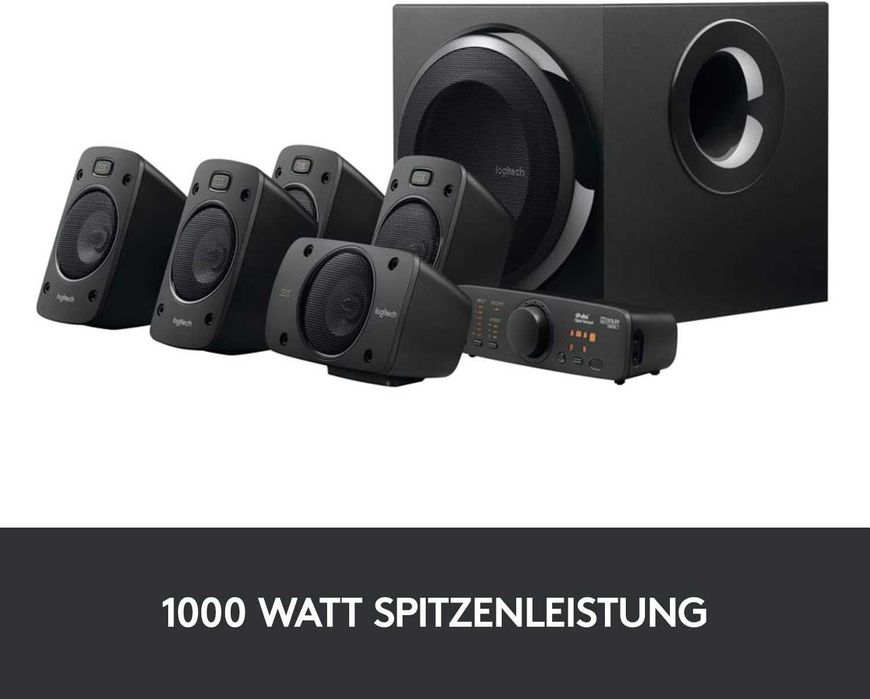 ПРОМО Нова 2г Гаранция Домашна Аудио Система Компютърни Тонколони Logitech - Z906, 5.1