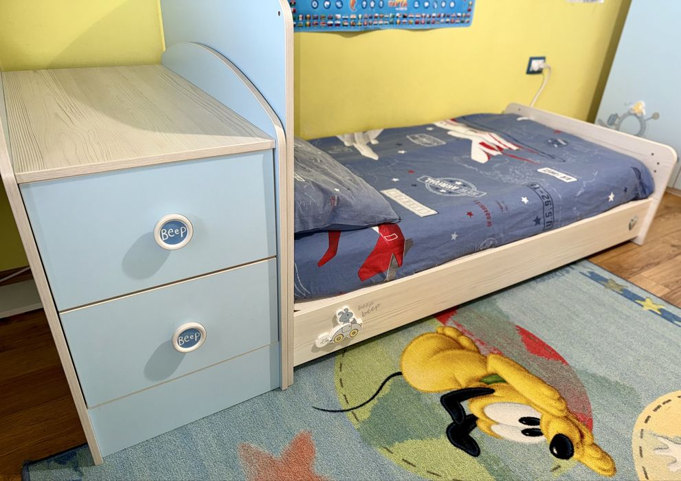 Спешно Пълен компл.бебешка/детска стая за момче Cilek Baby Boy 1099лв.