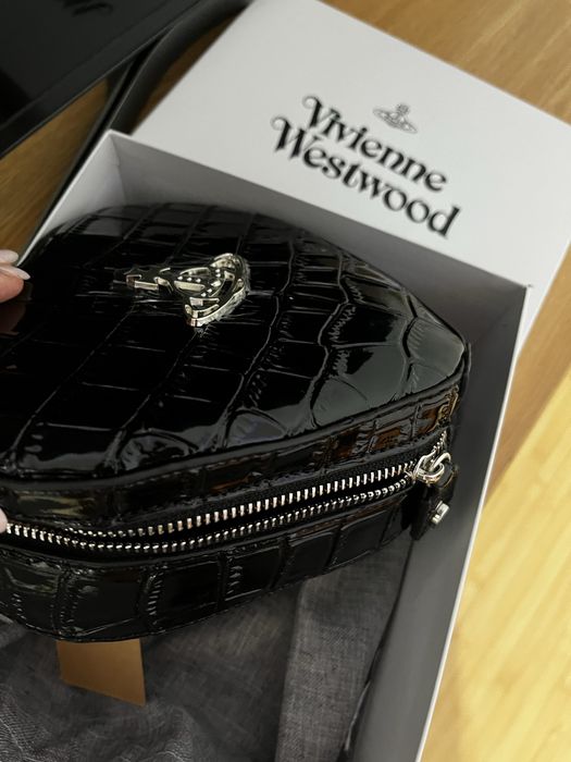 Geanta / Săculeț Vivienne Westwood Neagră de Piele noua