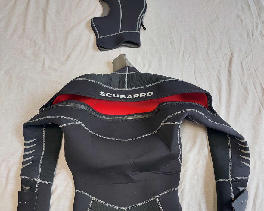 Costum neopren prof. scufundari SCUBAPRO Nova Scotia 6.5,mar. L+cagula