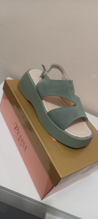 Сандали летние из нубука