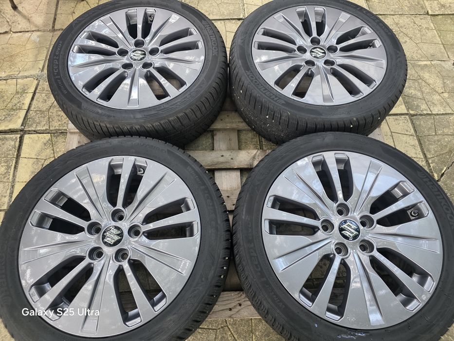 Лети джанти 17ки 5х114.3 Suzuki + зимни гуми 205/50/17 Hankook