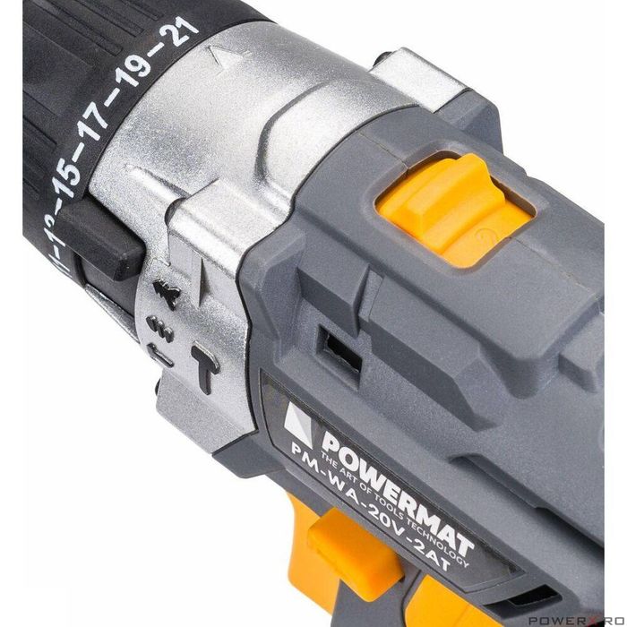 Masina gaurit cu percutie 2 acumulatori 20V2Ah, bormasina, filetanta,