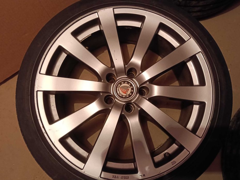 Vînd jante 5/108/R18 cauciucuri vara 225/40R18 dot 2021 cu jante