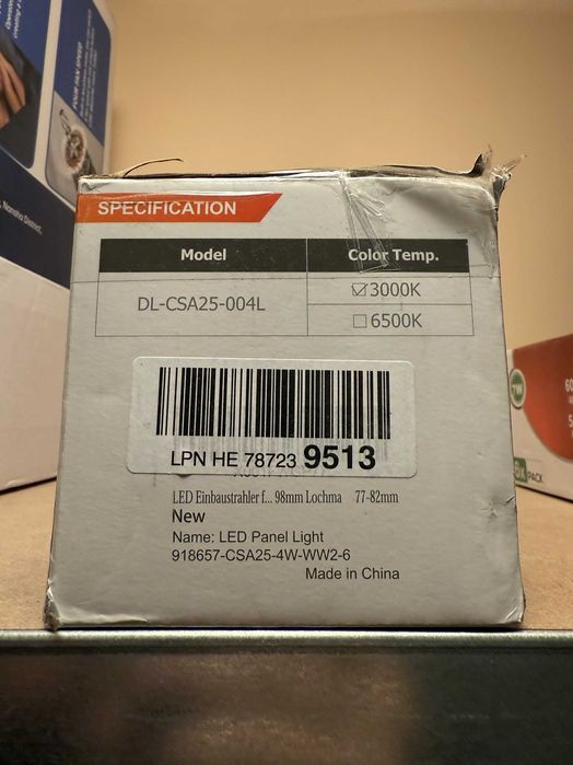 Bec Spot LED Alusso Faslim ECO 4W IP44 77-82mm DL-CSA25-004L 6 bucati