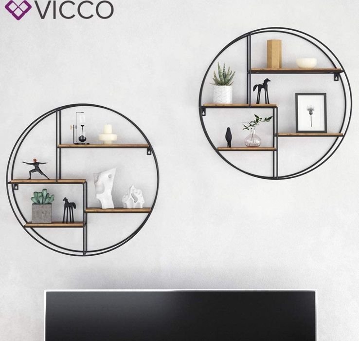 Метална кръгла етажерка Vicco 5805