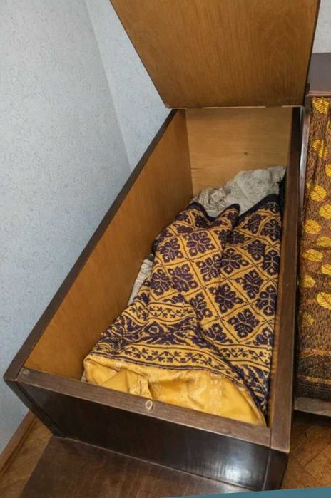 Canapea extensibila/recamier vintage+lada de zestre– stare perfecta