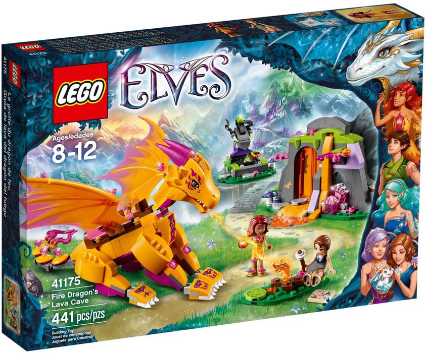 Lego Elves 41175 - Fire Dragon’s Lava Cave (2016)