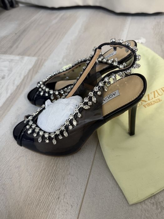 Aquazzura дамски обувки на ток с камъни