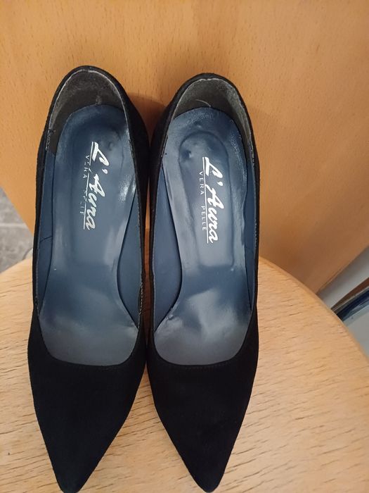 Pantofi stiletto negri L' Aura