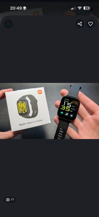 Продам часы xiaomi redmi watch 5active