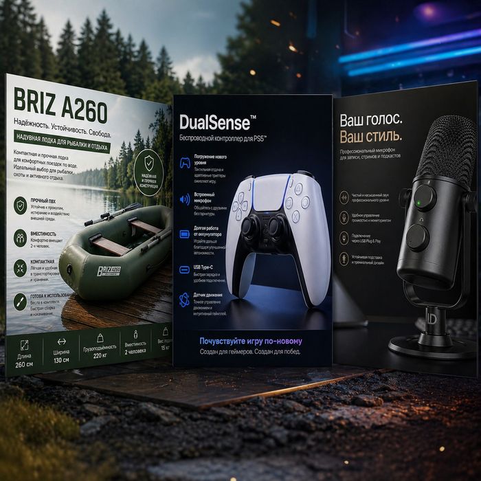 Создам карточки товаров