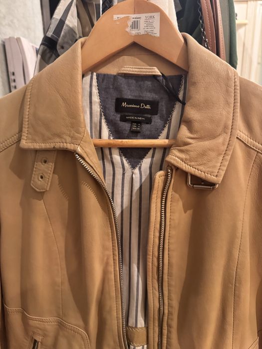 Куртка Massimo dutti из натуральной кожи