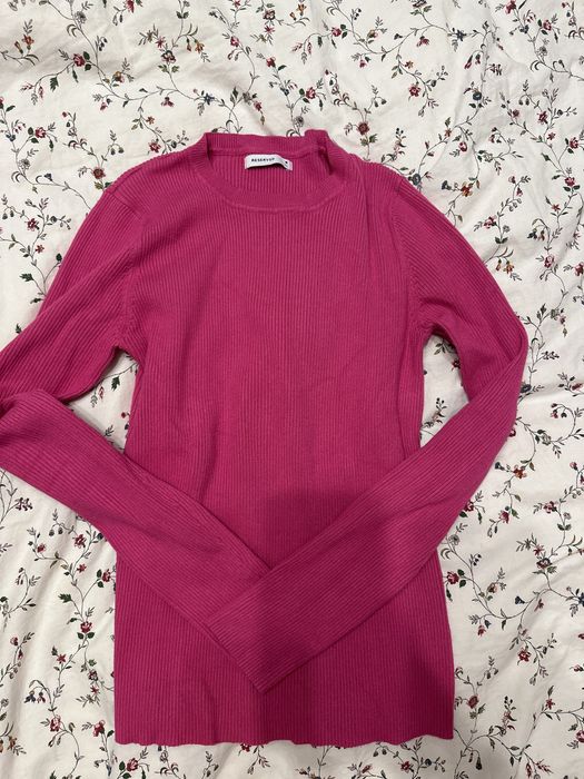 Pulover tricotat Reserved, XL, roz