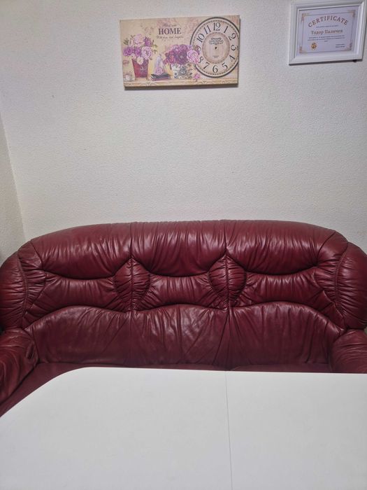 Холова гарнитура Естесвена кожа