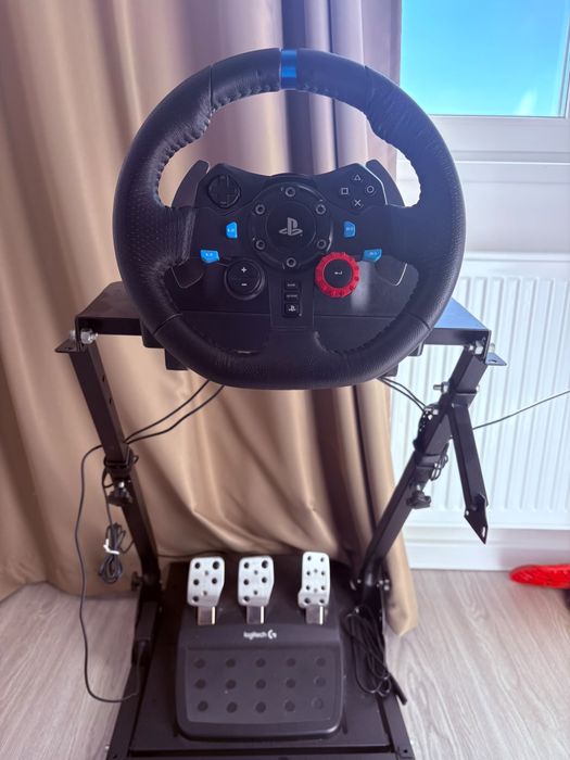 Logitech G29 + Schimbător + Pedale + Stand Gaming | Setup Complet
