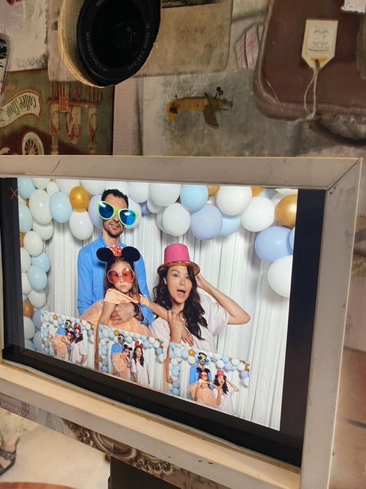 Fum greu/cabina foto/fum vertical/platforma 360