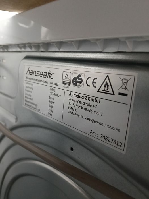 Uscător hanseatic cu pompa de căldură