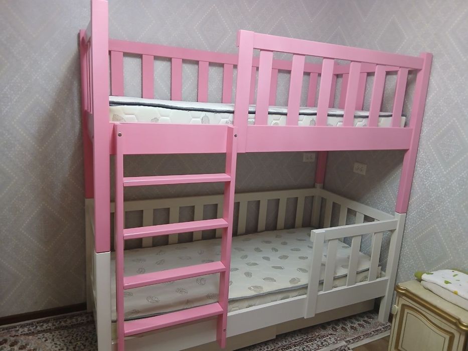 Detskiy kravat 2 etajlik xolati ideal yengi Детский кровать