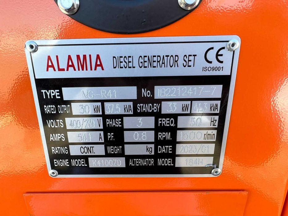 Generator Industrial 50 kVA 40 kW Alamia Grup Electrogen Diesel cu Automatizare ATS