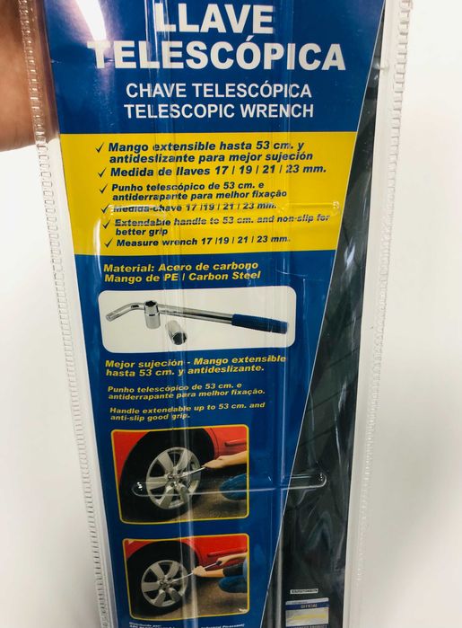 кръстат ключ за гуми, джанти, Goodyear, телескопичен ключ 17/19/21/23