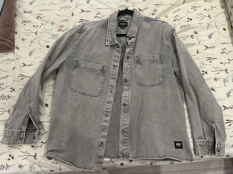 Мъжко яке Деним Pull & Bear