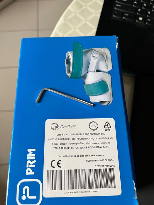 Orteză bebax picior stâng mărime 14,5 L