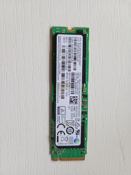 Vând ssd M2 Nvme 512 GB  Samsung