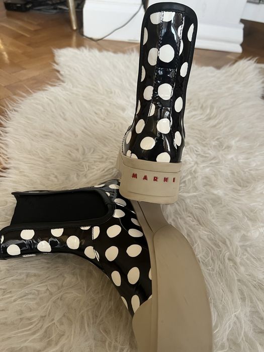 Боти Marni, естествена кожа