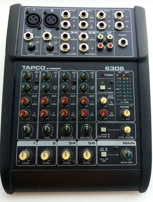 Микшерный пульт Mackie Tapco 6306