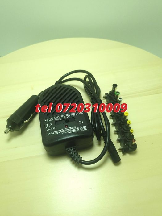 Alimentator Auto Universal Laptop12v 8 Capete Schimb