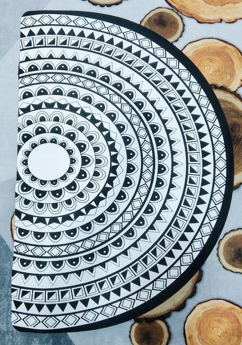 Коврик полукруглый супервпитывающий