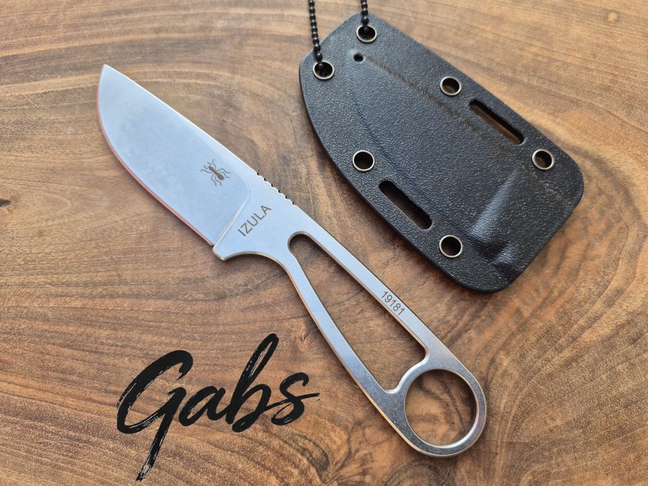 Компактен нож с фиксирано острие ESEE IZULA  с  кания S35VN
