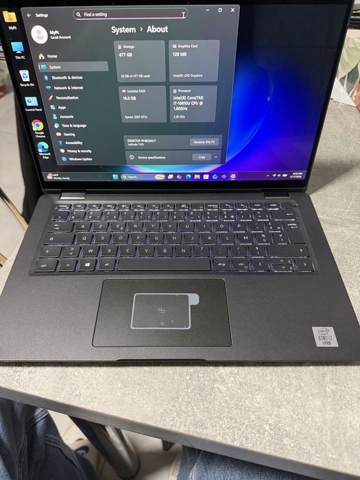 Dell latitude 7410 Touchseen procesor i7 gen 10