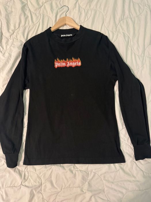 Palm Angels Fire Logo Tee
