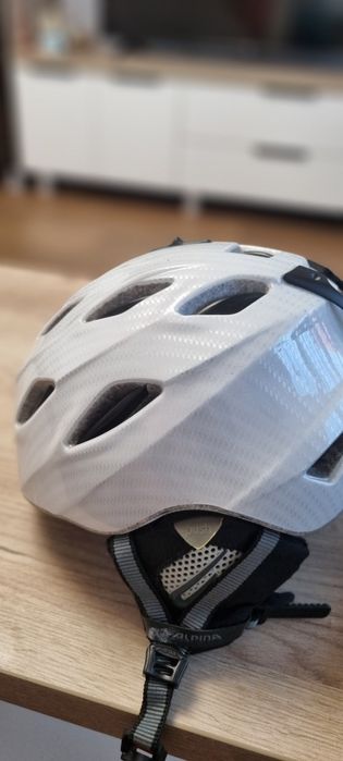 Cască ski/snowboard Alpina, mărime M/L reglabilă, albă